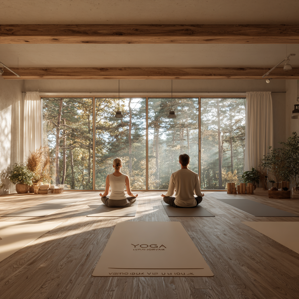 Йога студія з натуральним освітленням